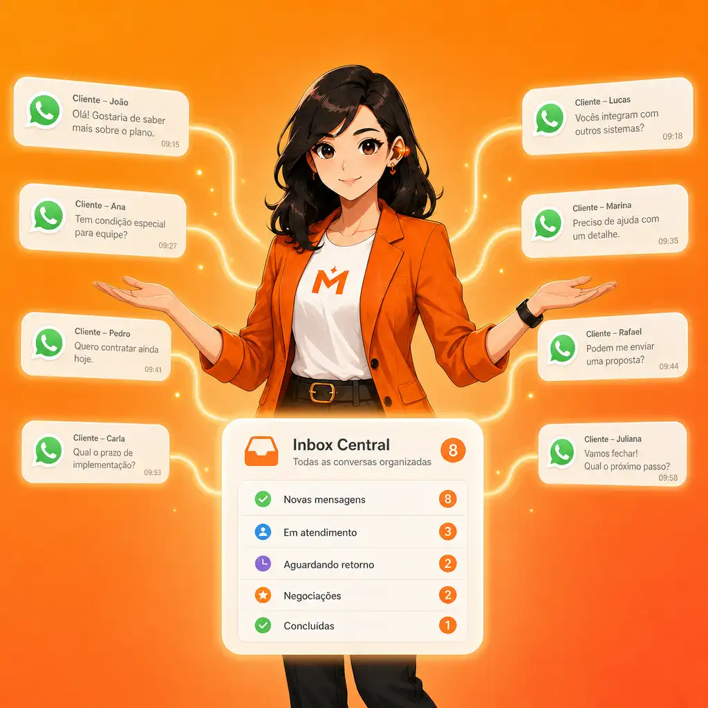 Ilustrasi manfaat: Satu inbox untuk seluruh tim